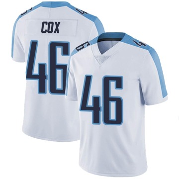 Morgan Cox Youth White Limited Vapor Untouchable Jersey