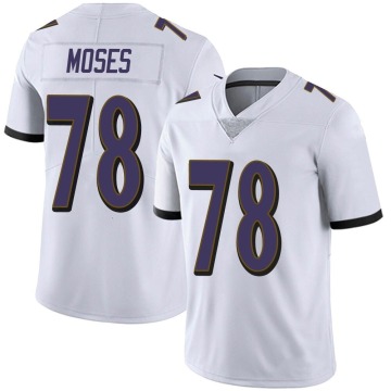 Morgan Moses Men's White Limited Vapor Untouchable Jersey