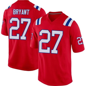 Myles Bryant Men's Red Game Alternate Jersey