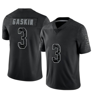 Myles Gaskin Men's Black Limited Reflective Jersey