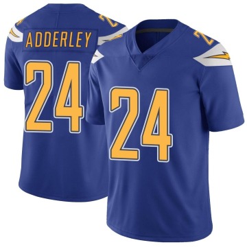 Nasir Adderley Youth Royal Limited Color Rush Vapor Untouchable Jersey