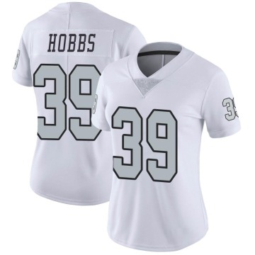 Nate Hobbs Women's White Limited Color Rush Jersey