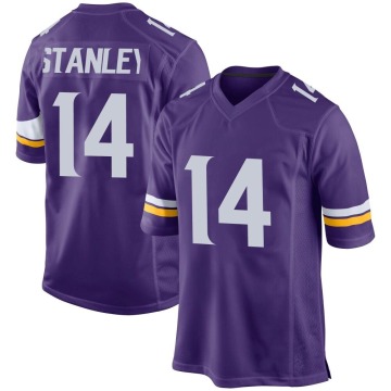 Nate Stanley Youth Purple Game Team Color Jersey