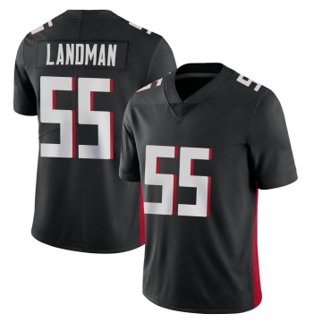 Nathan Landman Men's Black Limited Vapor Untouchable Jersey