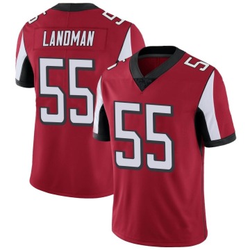 Nathan Landman Men's Red Limited Team Color Vapor Untouchable Jersey
