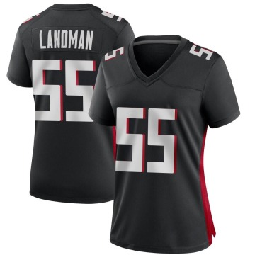 Nathan Landman Women's Black Game Alternate Jersey