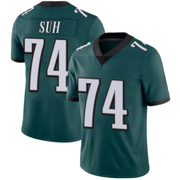 Ndamukong Suh Men's Green Limited Midnight Team Color Vapor Untouchable Jersey