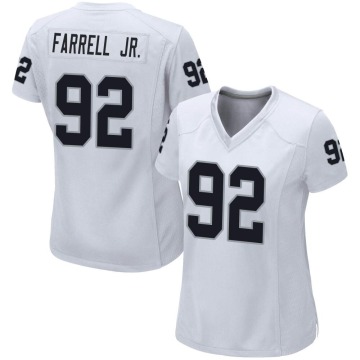 Neil Farrell Jr. Women's White Game Jersey