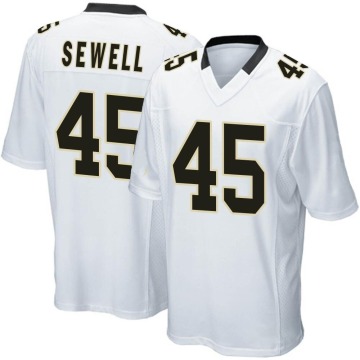 Nephi Sewell Men's White Game Jersey