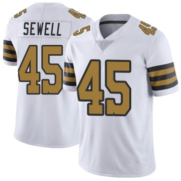 Nephi Sewell Men's White Limited Color Rush Jersey