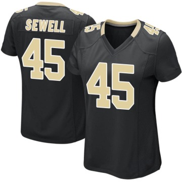 Nephi Sewell Women's Black Game Team Color Jersey
