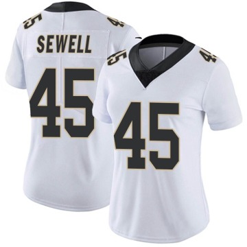 Nephi Sewell Women's White Limited Vapor Untouchable Jersey
