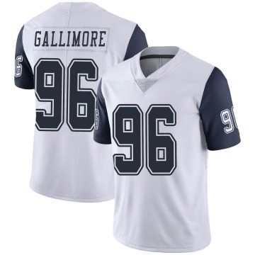 Neville Gallimore Youth White Limited Color Rush Vapor Untouchable Jersey