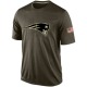 New England Patriots Men's Olive Salute To Service KO Performance Dri-FIT T-Shirt