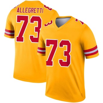 Nick Allegretti Youth Gold Legend Inverted Jersey