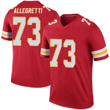 Nick Allegretti Youth Red Legend Color Rush Jersey
