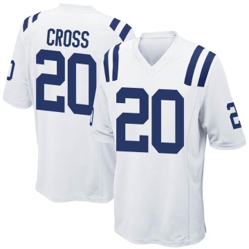 Nick Cross Youth White Game Jersey