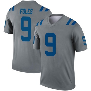 Nick Foles Youth Gray Legend Inverted Jersey