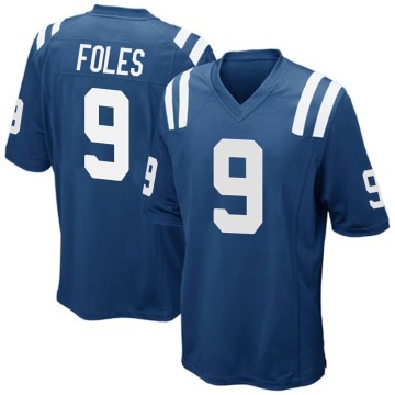 Nick Foles Youth Royal Blue Game Team Color Jersey