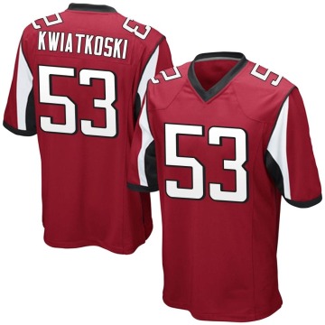 Nick Kwiatkoski Youth Red Game Team Color Jersey