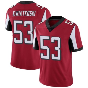Nick Kwiatkoski Youth Red Limited Team Color Vapor Untouchable Jersey