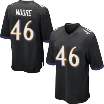 Nick Moore Youth Black Game Jersey