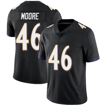 Nick Moore Youth Black Limited Alternate Vapor Untouchable Jersey