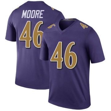 Nick Moore Youth Purple Legend Color Rush Jersey