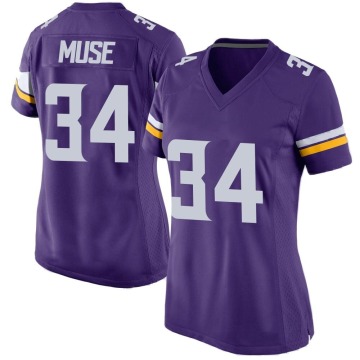 Nick Muse Women's Purple Game Team Color Jersey