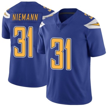 Nick Niemann Youth Royal Limited Color Rush Vapor Untouchable Jersey