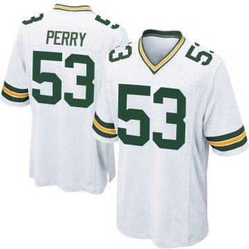 Nick Perry Men's White Game Jersey
