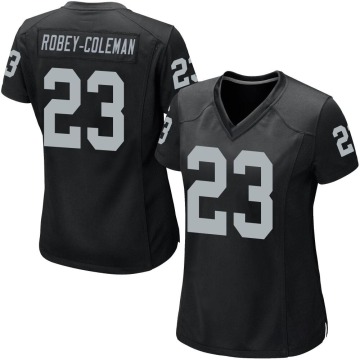 Nickell Robey-Coleman Women's Black Game Team Color Jersey