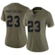 Nickell Robey-Coleman Women's Olive Limited 2022 Salute To Service Jersey