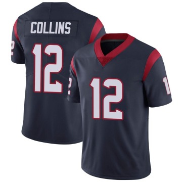 Nico Collins Youth Navy Blue Limited Team Color Vapor Untouchable Jersey