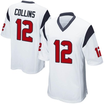 Nico Collins Youth White Game Jersey