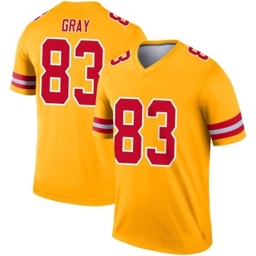 Noah Gray Youth Gold Legend Inverted Jersey
