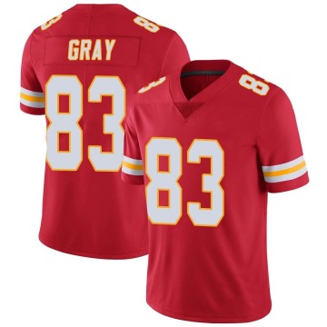 Noah Gray Youth Red Limited Team Color Vapor Untouchable Jersey