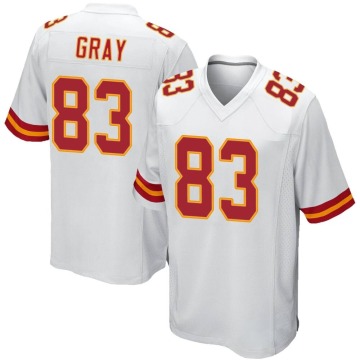 Noah Gray Youth White Game Jersey