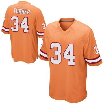 Nolan Turner Men's Orange Game Alternate Jersey