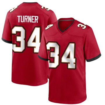 Nolan Turner Youth Red Game Team Color Jersey
