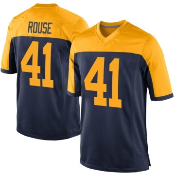 Nydair Rouse Men's Navy Game Alternate Jersey