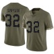 O. J. Simpson Men's Olive Limited 2022 Salute To Service Jersey