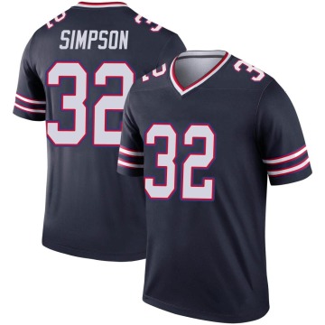 O. J. Simpson Youth Navy Legend Inverted Jersey