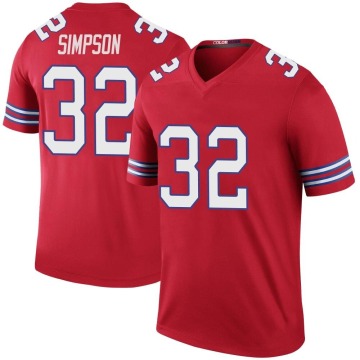 O. J. Simpson Youth Red Legend Color Rush Jersey