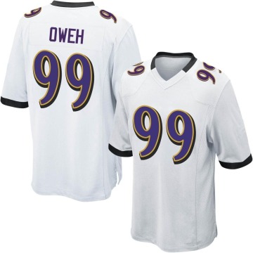 Odafe Oweh Men's White Game Jersey