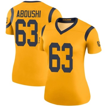 Oday Aboushi Women's Gold Legend Color Rush Jersey