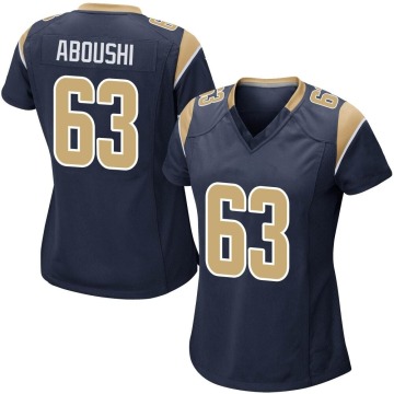Oday Aboushi Women's Navy Game Team Color Jersey