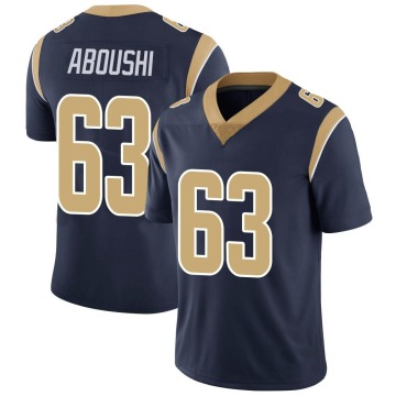 Oday Aboushi Youth Navy Limited Team Color Vapor Untouchable Jersey