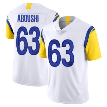 Oday Aboushi Youth White Limited Vapor Untouchable Jersey