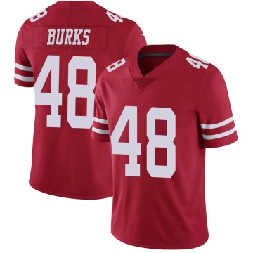 Oren Burks Youth Red Limited Team Color Vapor Untouchable Jersey